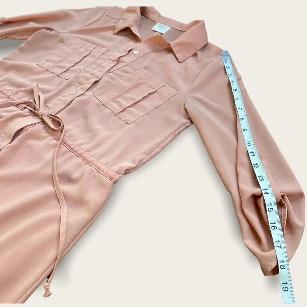 SIENNA Sky Blush Pink Shirt Dress